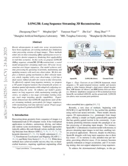 LONG3R: Long Sequence Streaming 3D Reconstruction