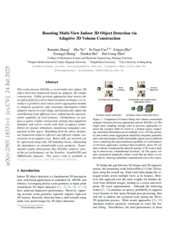 Boosting Multi-View Indoor 3D Object Detection via Adaptive 3D Volume Construction