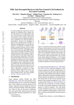 TDR: Task-Decoupled Retrieval with Fine-Grained LLM Feedback for In-Context Learning