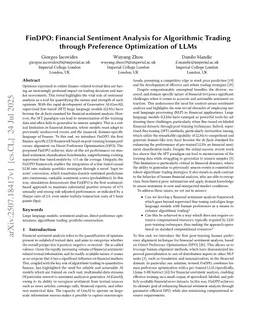 FinDPO: Financial Sentiment Analysis for Algorithmic Trading through Preference Optimization of LLMs