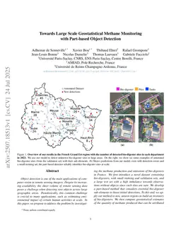 Towards Large Scale Geostatistical Methane Monitoring with Part-based Object Detection