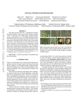 COT-AD: Cotton Analysis Dataset