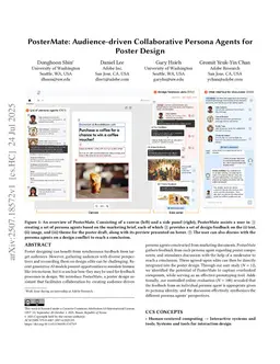 PosterMate: Audience-driven Collaborative Persona Agents for Poster Design