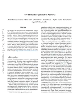 Flow Stochastic Segmentation Networks