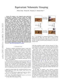 Equivariant Volumetric Grasping