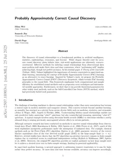 Probably Approximately Correct Causal Discovery