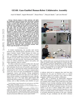 GEAR: Gaze-Enabled Human-Robot Collaborative Assembly