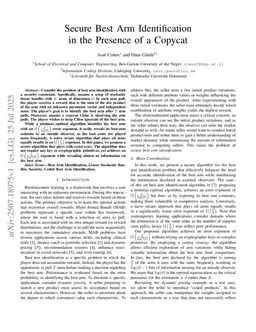 Secure Best Arm Identification in the Presence of a Copycat