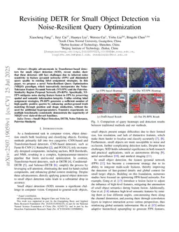 Revisiting DETR for Small Object Detection via Noise-Resilient Query Optimization
