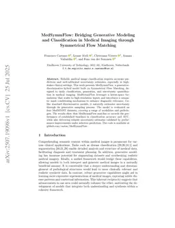 MedSymmFlow: Bridging Generative Modeling and Classification in Medical Imaging through Symmetrical Flow Matching
