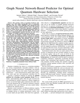 Graph Neural Network-Based Predictor for Optimal Quantum Hardware Selection