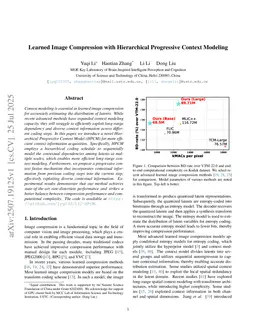 Learned Image Compression with Hierarchical Progressive Context Modeling