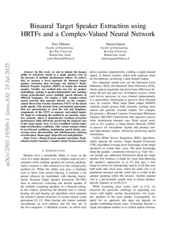 Binaural Target Speaker Extraction using HRTFs