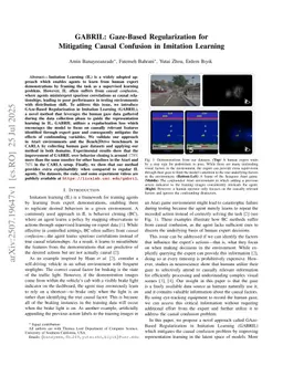 GABRIL: Gaze-Based Regularization for Mitigating Causal Confusion in Imitation Learning