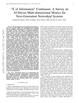 "X of Information'' Continuum: A Survey on AI-Driven Multi-dimensional Metrics for Next-Generation Networked Systems