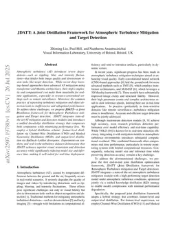JDATT: A Joint Distillation Framework for Atmospheric Turbulence Mitigation and Target Detection