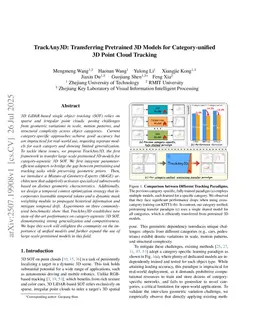 TrackAny3D: Transferring Pretrained 3D Models for Category-unified 3D Point Cloud Tracking