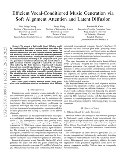 SAMUeL: Efficient Vocal-Conditioned Music Generation via Soft Alignment Attention and Latent Diffusion