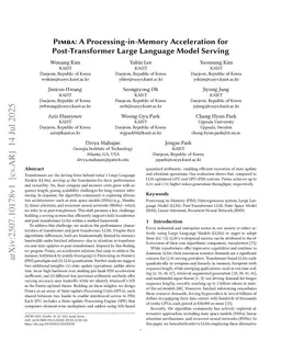 Pimba: A Processing-in-Memory Acceleration for Post-Transformer Large Language Model Serving