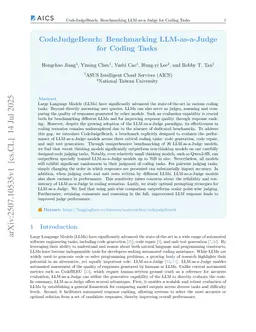 CodeJudgeBench: Benchmarking LLM-as-a-Judge for Coding Tasks