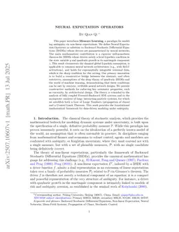 Neural Expectation Operators