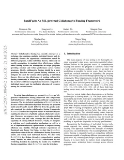 BandFuzz: An ML-powered Collaborative Fuzzing Framework