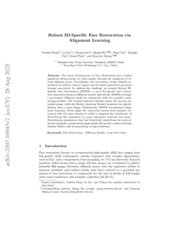 Robust ID-Specific Face Restoration via Alignment Learning
