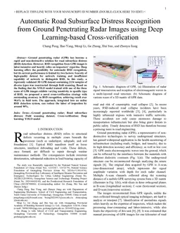 Automatic Road Subsurface Distress Recognition from Ground Penetrating Radar Images using Deep Learning-based Cross-verification