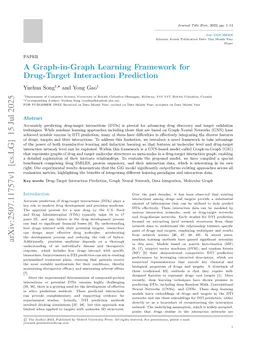 A Graph-in-Graph Learning Framework for Drug-Target Interaction Prediction