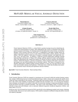 MoViAD: A Modular Library for Visual Anomaly Detection