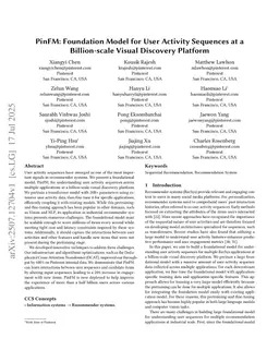 PinFM: Foundation Model for User Activity Sequences at a Billion-scale Visual Discovery Platform