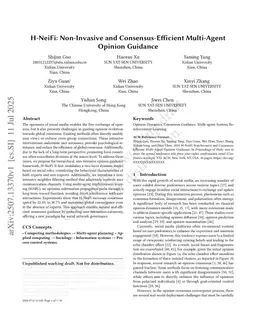 H-NeiFi: Non-Invasive and Consensus-Efficient Multi-Agent Opinion Guidance