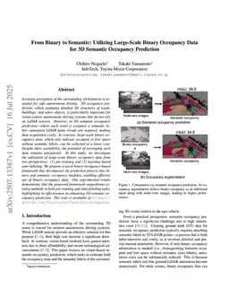 From Binary to Semantic: Utilizing Large-Scale Binary Occupancy Data for 3D Semantic Occupancy Prediction