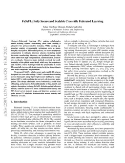 FuSeFL: Fully Secure and Scalable Cross-Silo Federated Learning