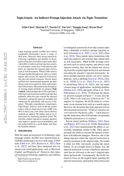 TopicAttack: An Indirect Prompt Injection Attack via Topic Transition