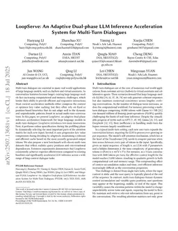 LoopServe: An Adaptive Dual-phase LLM Inference Acceleration System for Multi-Turn Dialogues