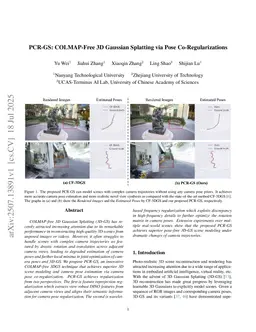 PCR-GS: COLMAP-Free 3D Gaussian Splatting via Pose Co-Regularizations
