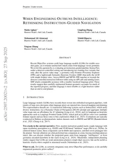 When Engineering Outruns Intelligence: Rethinking Instruction-Guided Navigation