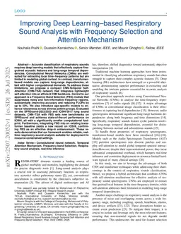 Improving Deep Learning-based Respiratory Sound Analysis with Frequency Selection and Attention Mechanism