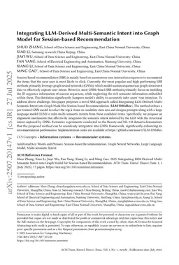 Integrating LLM-Derived Multi-Semantic Intent into Graph Model for Session-based Recommendation