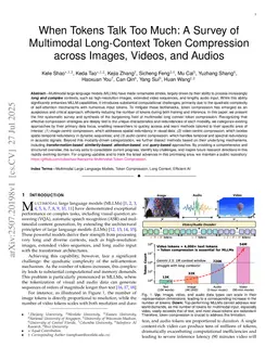 When Tokens Talk Too Much: A Survey of Multimodal Long-Context Token Compression across Images, Videos, and Audios