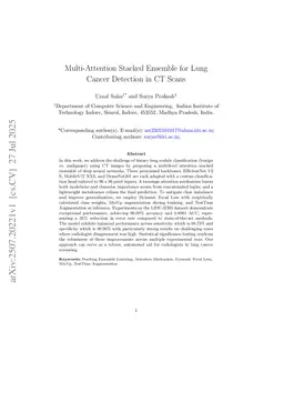 Multi-Attention Stacked Ensemble for Lung Cancer Detection in CT Scans