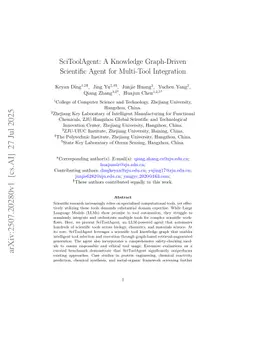 SciToolAgent: A Knowledge Graph-Driven Scientific Agent for Multi-Tool Integration