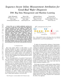Sequence-Aware Inline Measurement Attribution for Good-Bad Wafer Diagnosis