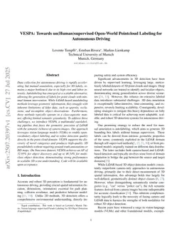 VESPA: Towards un(Human)supervised Open-World Pointcloud Labeling for Autonomous Driving