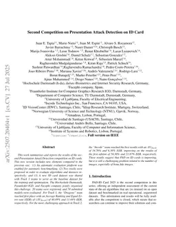 Second Competition on Presentation Attack Detection on ID Card