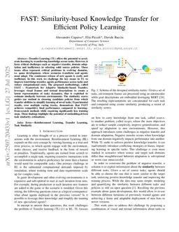 FAST: Similarity-based Knowledge Transfer for Efficient Policy Learning