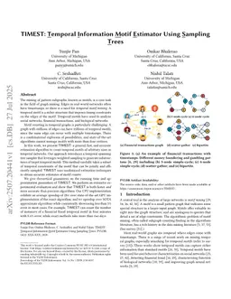 TIMEST: Temporal Information Motif Estimator Using Sampling Trees