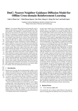 DmC: Nearest Neighbor Guidance Diffusion Model for Offline Cross-domain Reinforcement Learning