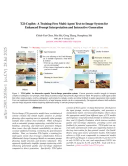 T2I-Copilot: A Training-Free Multi-Agent Text-to-Image System for Enhanced Prompt Interpretation and Interactive Generation